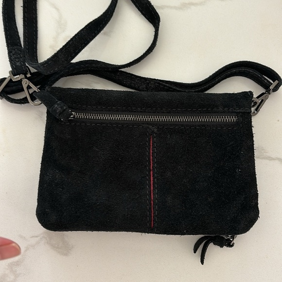 Hammitt Black Suede Mini Crossbody - Picture 5 of 8